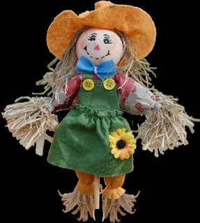 稻草人，秋天，森林，田野，农业