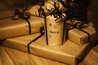 礼物，包装纸，礼物，圣诞节，纸，圣诞节