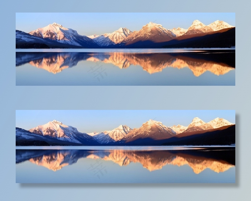 麦当劳湖，反射，景观，全景，景区