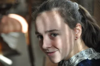 人，快乐的孩子，想，脸