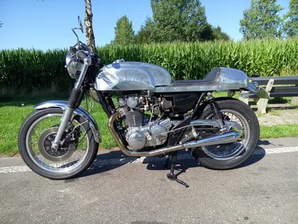 Caferacer，电机，Oldtimer，雅马哈，经典，自行车