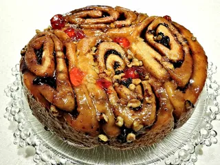 切尔西面包，核桃，樱桃，山核桃