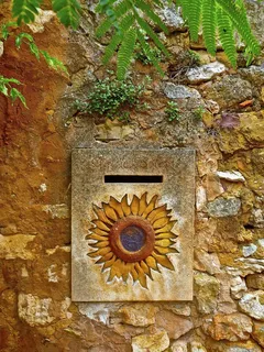 信箱，墙，邮箱，邮箱，复古，金属，老