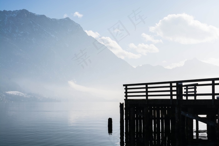 天空,居民楼,雨云,金属栏杆,码头登陆阶段海山
