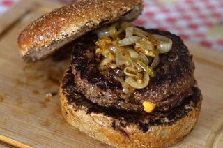 汉堡，切达干酪，三明治，食品，小吃，脂肪，快餐