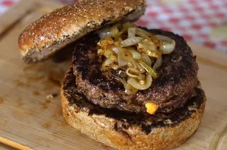 汉堡，切达干酪，三明治，食品，小吃，脂肪，快餐