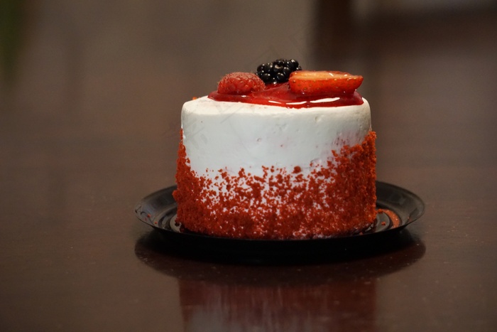 蛋糕，餐具，甜点，糕点，蛋糕，部分，食品