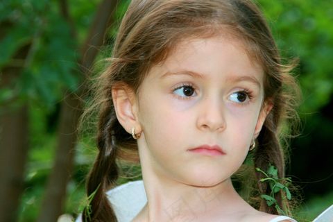 女孩，儿童，肖像，无罪，茎，公主