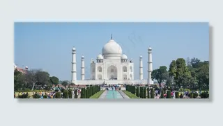 历史遗迹,建筑,街道,工艺品,轿车,泰姬陵在阿格拉