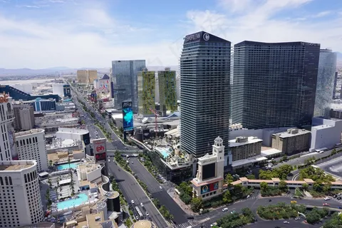 拉斯维加斯，世界性，蓝色，建筑，拉斯维加斯