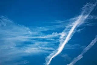 天空，云，蓝色，轨迹，清除