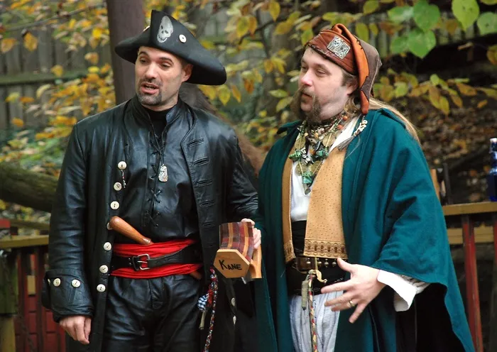 海盗，文艺复兴时期的博览会，男子，男子，节日，人