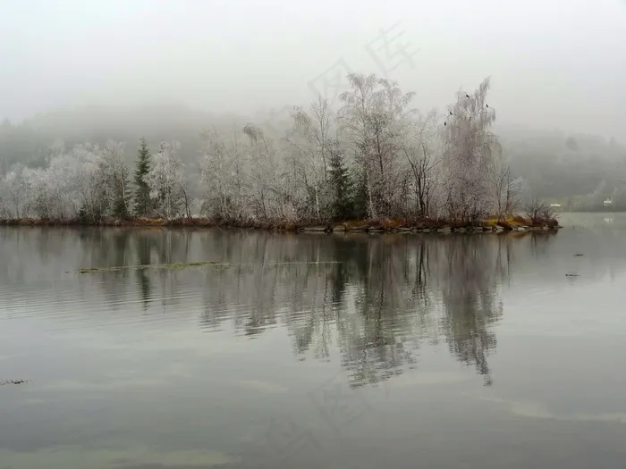 奥地利，景观，景区，冬季，雪，冰，湖泊
