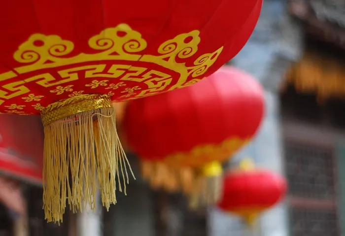 中国红，元宵，节日