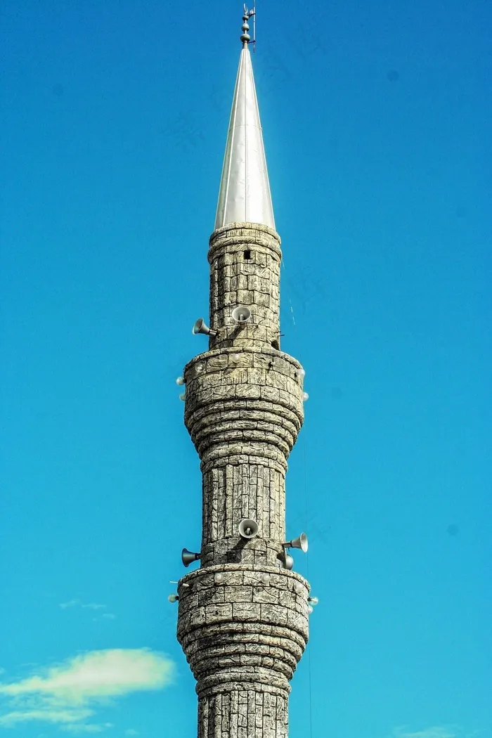清真寺，转，土耳其，伊斯兰教，尖塔，架构
