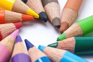 彩色铅笔，彩色铅笔，星星，色环