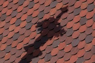 顶峰，阴影，中殿，屋顶，屋面，基金，背景