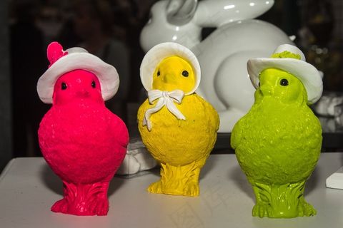 装饰，鸡，鸡，甜，可笑，复活节