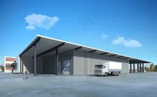 仓库，别墅，渲染，可视化