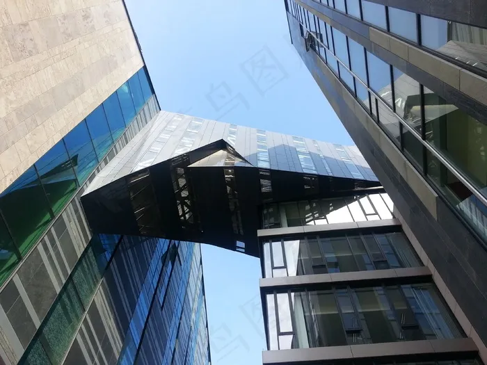 建筑，玻璃，镜子，莱比锡，大学