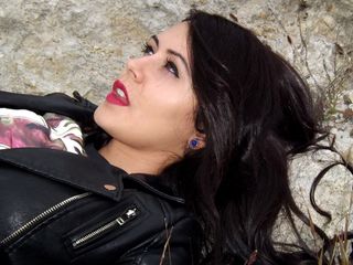 女孩，肖像，黑发，美女，诱惑，皮肤