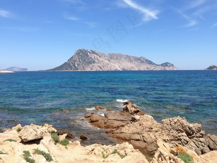 撒丁岛，地中海，海，岛，海岸，海洋