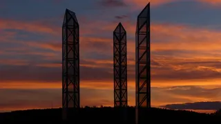 柱状，碑，玻璃柱，艺术，艺术品