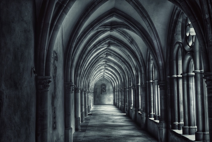 黑色和白色，特里尔，教堂，礼拜堂