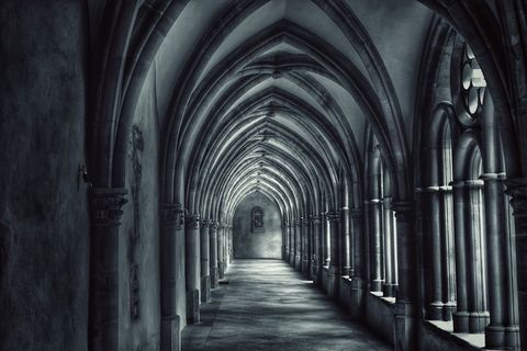 黑色和白色，特里尔，教堂，礼拜堂