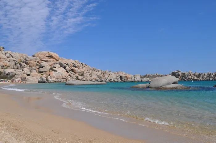 海滩，海，科西嘉岛，沙，波浪