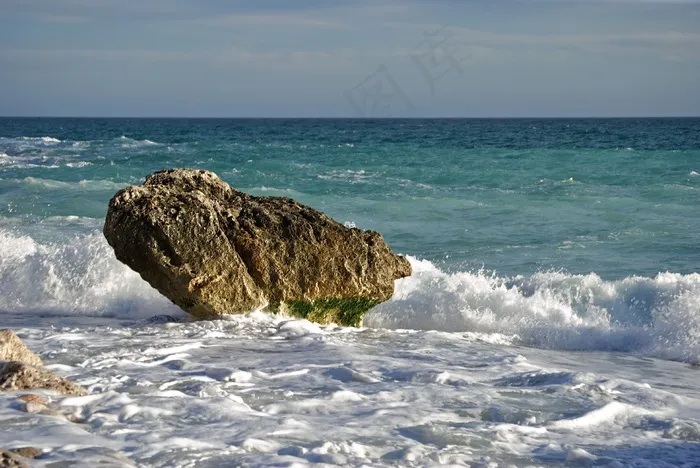 岩石，海洋，压力，缓和