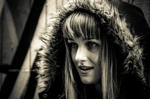 滑稽，模型，女孩，模型，漂亮，肖像，淑女