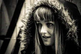 滑稽，模型，女孩，模型，漂亮，肖像，淑女