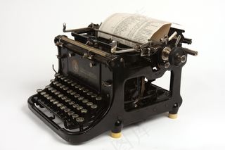 黑色，打字机，老，复古，年份，古董，类型