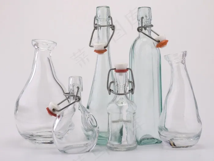 静物，瓶，眼镜，光反射