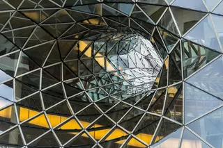 法兰克福，La Facetta，建筑物，城市