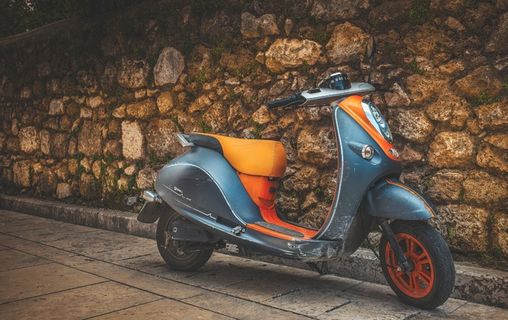 摩托车，街，假期