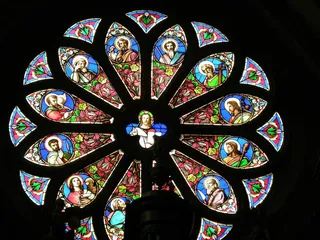 圣皮埃尔，大教堂，阿讷西，法国，彩色玻璃