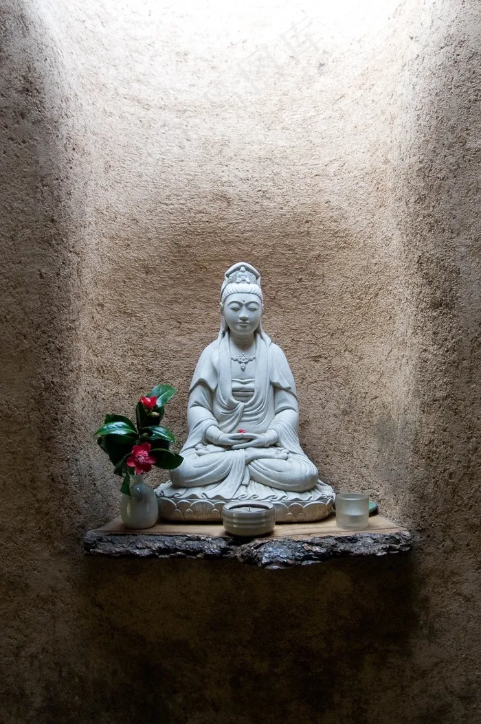 禅宗，冥想，雕像