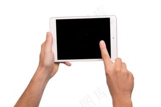 平板电脑，Ipad，阅读，屏幕，滑动，触摸，指定