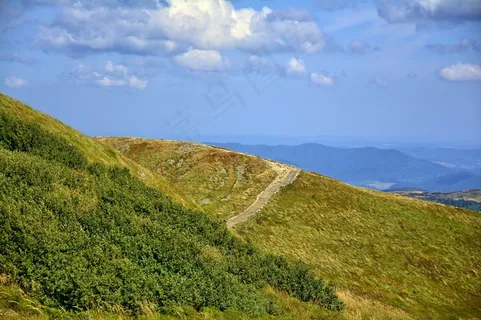 Bieszczady,塔尔尼察,山毛榉Berdo,山脉 Bieszczady,塔尔尼察,山毛榉Berdo,山脉