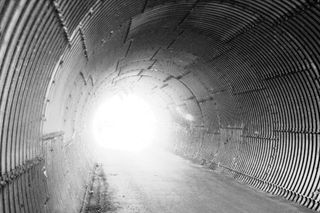 隧道，轻型，波纹板，客运，地下通道，地狱