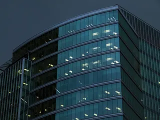 夜景，建筑物，高层，市区，温哥华