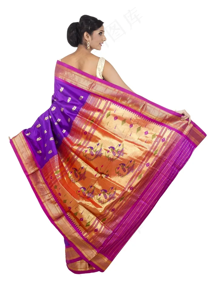Paithani Saree,Paithani Silk,印度女人,时尚 Paithani Saree,Paithani Silk,印度女人,时尚