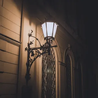 夜，灯笼，街，光，黑暗，照明