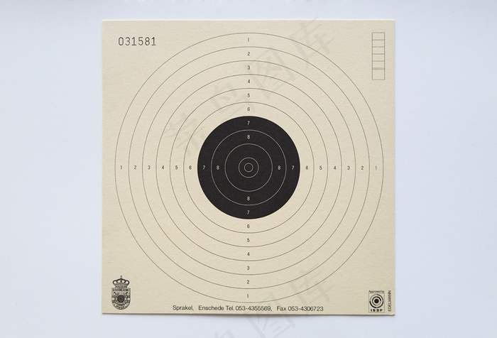 目标，纸，射击，圈子，目标，一轮，空白