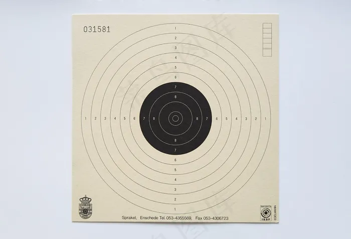 目标，纸，射击，圈子，目标，一轮，空白