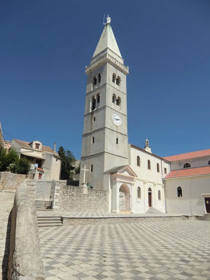 马里Losinj，教堂，塔，克罗地亚，架构