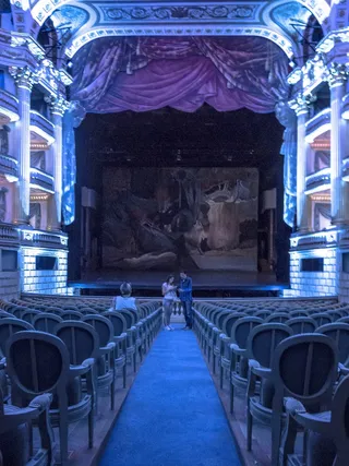 剧院，戏剧，颜色，座位，公共场所，盒子，索莱达