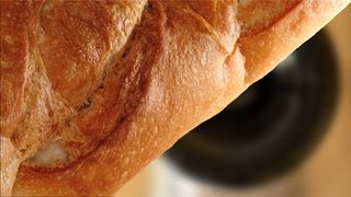 面包，葡萄酒，餐桌，食品，美食，意大利语